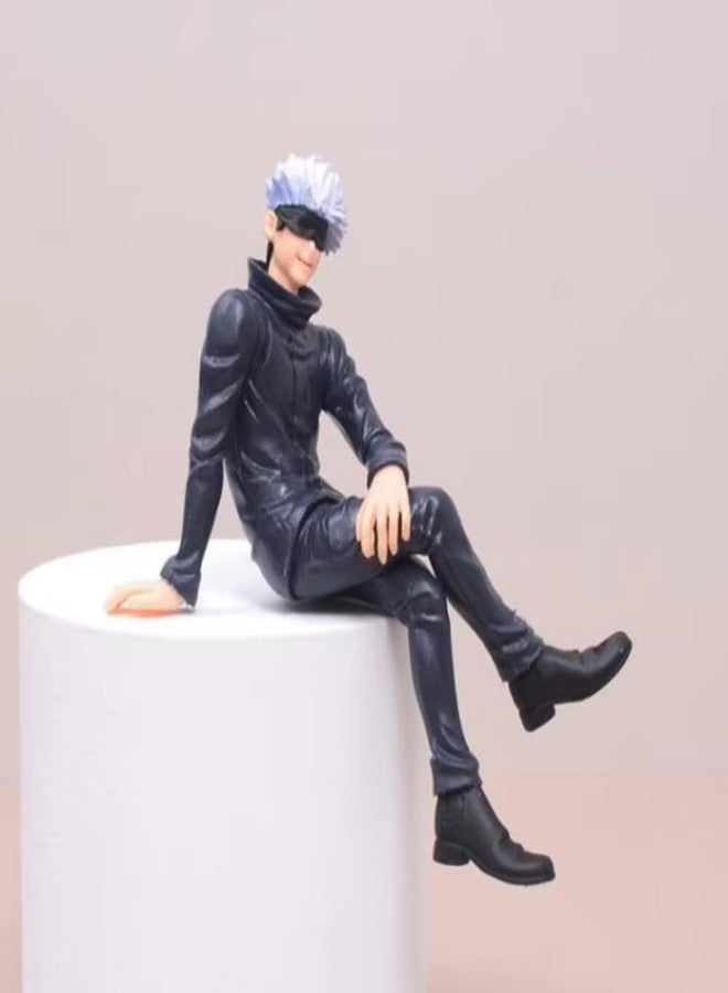 FUNFOB Jujutsu Kaisen Gojo Action Figure Height -13cm Collectible PVC Multicolour | Gojo Noodle Stopper - Image 3